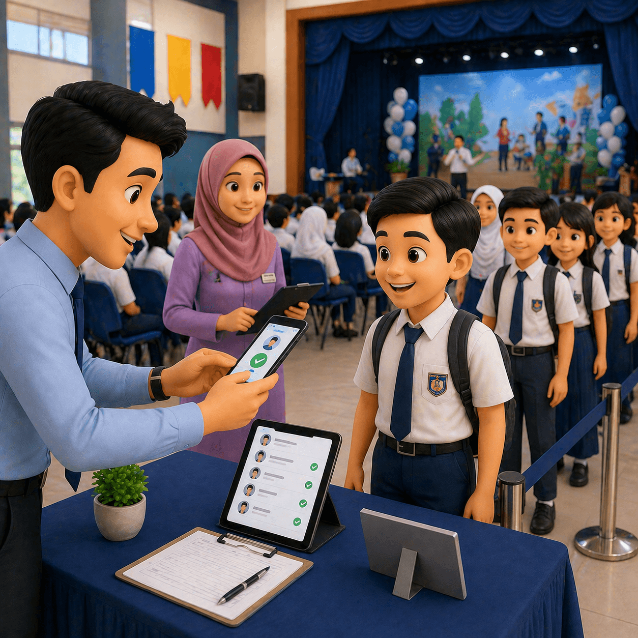 Sistem pendaftaran peserta aktiviti sekolah secara dalam talian melalui SkoolBeez