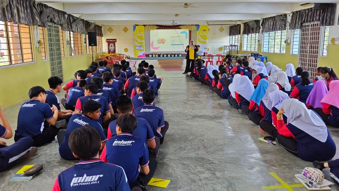 Sesi Taklimat SkoolBeez Bersama Pelajar Tingkatan 2 & 3 SMK Permas Jaya 2