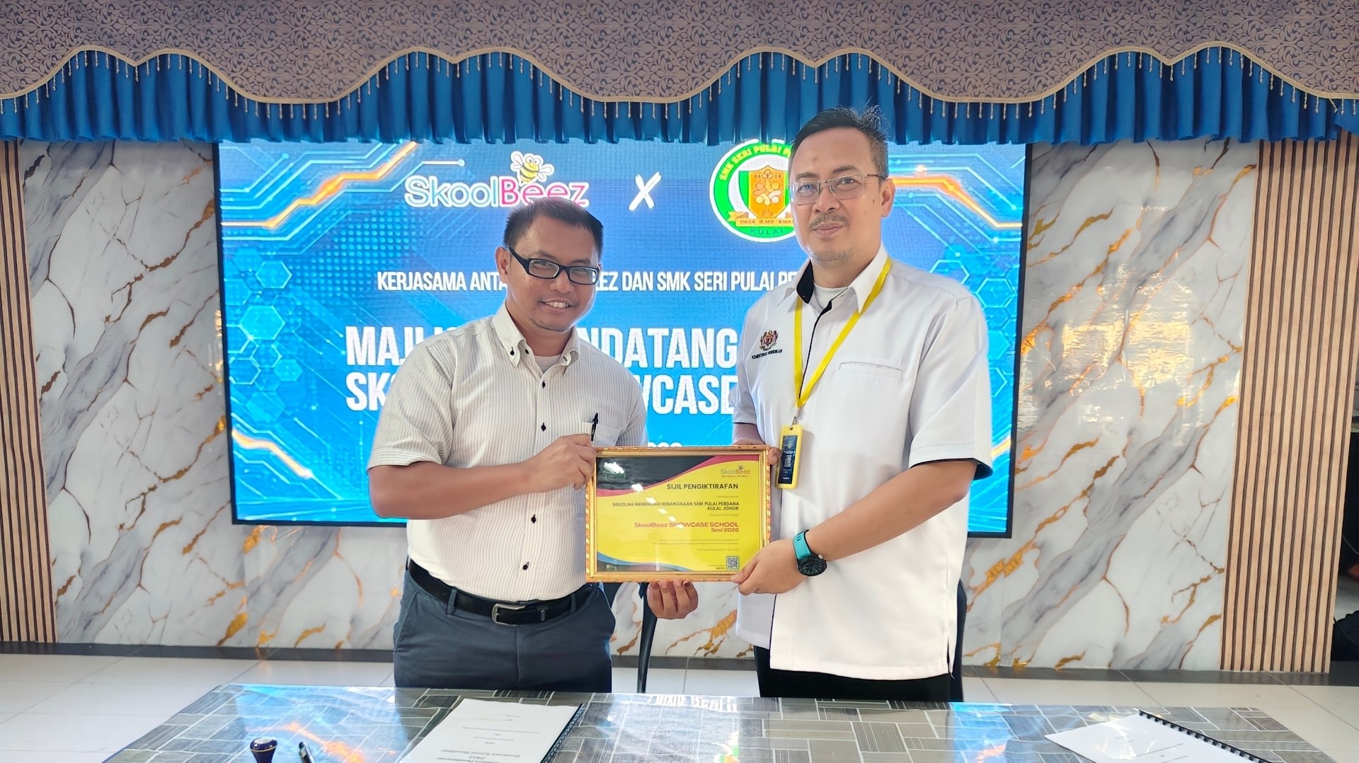 SMK Seri Pulai Perdana Diiktiraf sebagai Showcase School SkoolBeez